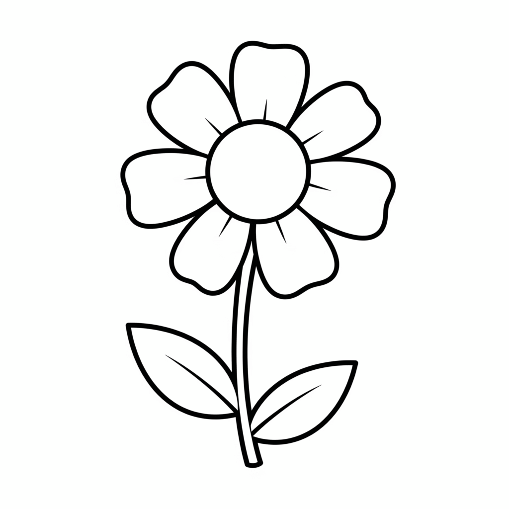 Flowers Coloring pages Flowers Coloring pages